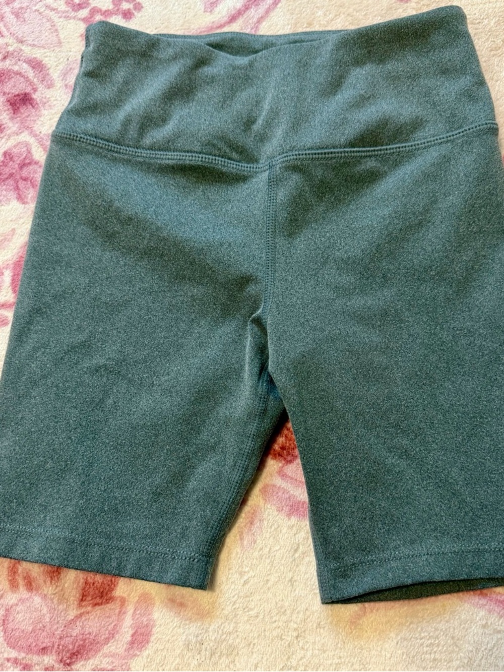 Grey Girls Biker Shorts